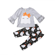 Load image into Gallery viewer, Halloween Kids Baby Girls Ghost  T-shirt