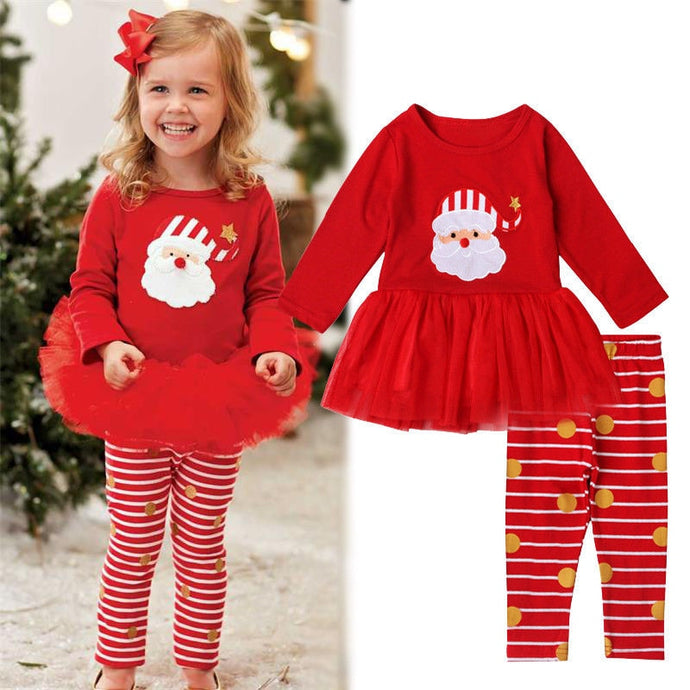 Baby Clothes AU Christmas Kids Baby Girl Tops
