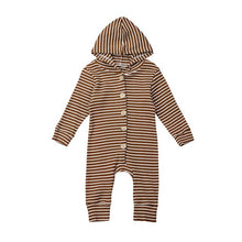 Load image into Gallery viewer, Baby Girl Boy 0-18M Striped Hooded