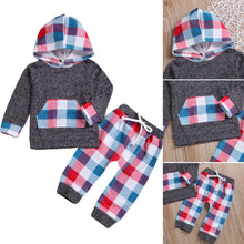 Load image into Gallery viewer, Kids Baby Boys 0-24M Hoodie Paild Tops