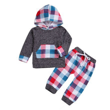 Load image into Gallery viewer, Kids Baby Boys 0-24M Hoodie Paild Tops