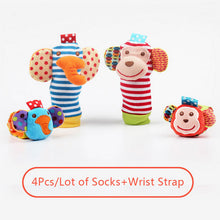 Load image into Gallery viewer, Soft Animal Socks Newborn Intellectual Toys
